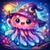 Colorful abstract avatar with geometric shapes and a friendly vibe